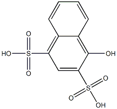 4-Hydroxy-1,3-naphthalenedisulfonic acid Struktur