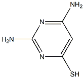 6-Mercaptopyrimidine-2,4-diamine Struktur