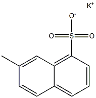 7-Methyl-1-naphthalenesulfonic acid potassium salt Struktur