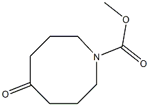 5-Oxo(octahydroazocine)-1-carboxylic acid methyl ester Struktur