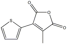 3-Methyl-4-(2-thienyl)furan-2,5-dione Struktur