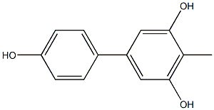 4-Methyl-1,1'-biphenyl-3,4',5-triol Struktur
