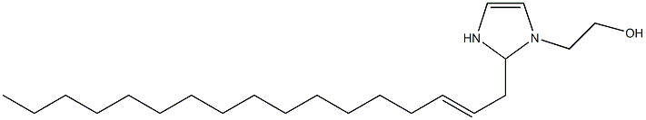 2-(2-Heptadecenyl)-4-imidazoline-1-ethanol Struktur
