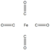Iron tetracarbonyl Struktur