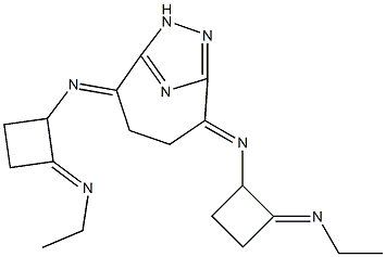 3,5-Ethylenebis[(ethylimino)ethylene(ethylimino)methylene]-1H-1,2,4-triazole Struktur