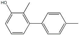 2-Methyl-3-(4-methylphenyl)phenol Struktur