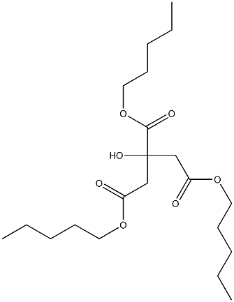 Triamyl citrate Struktur