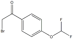 2-bromo-1-[4-(difluoromethoxy)phenyl]ethan-1-one Struktur