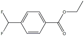 Ethyl-4-difluoromethylbenzoic acid Struktur
