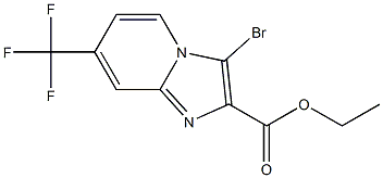 3-Bromo-7-trifluoromethyl-imidazo[1,2-a]pyridine-2-carboxylic acid ethyl ester