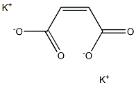 Potassium maleate Struktur