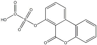 3,4-benzocoumarin 7-O-sulfate Struktur
