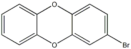 2-MONOBROMODIBENZO-PARA-DIOXIN Struktur