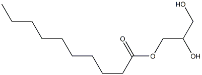 GLYCEROLMONOCAPRATE Struktur