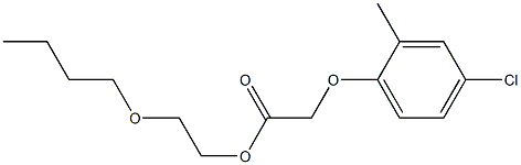 BUTOXYETHYLESTEROF4-CHLORO-2-METHYLPHENOXYLACETICACID Struktur