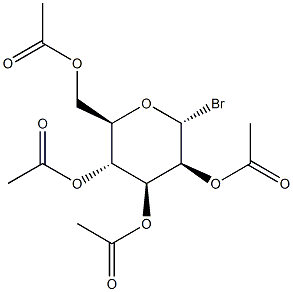 2,3,4,6-Tetra-O-acetyl-a-D-mannopyranosyl bromide Struktur