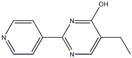 5-ethyl-2-pyridin-4-ylpyrimidin-4-ol Struktur