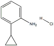 2-CYCLOPROPYL-PHENYLAMINE HYDROCHLORIDE, , 結(jié)構(gòu)式