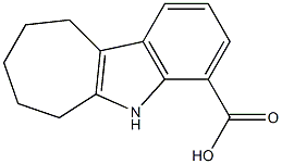 5,6,7,8,9,10-HEXAHYDROCYCLOHEPTA[B]INDOLE-4-CARBOXYLIC ACID Struktur