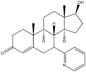 7-(2-Pyridyl)-testosterone Structure