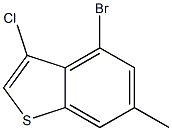 4-bromo-3-chloro-6-methylbenzo[b]thiophene Struktur