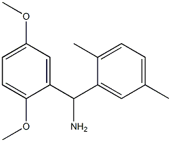 (2,5-dimethoxyphenyl)(2,5-dimethylphenyl)methanamine Struktur