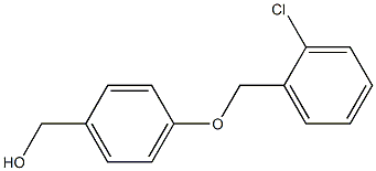 {4-[(2-chlorophenyl)methoxy]phenyl}methanol Structure