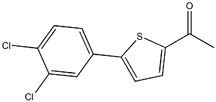 1-[5-(3,4-dichlorophenyl)thien-2-yl]ethanone Struktur