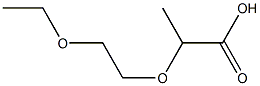 2-(2-ethoxyethoxy)propanoic acid Struktur