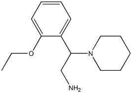 2-(2-ethoxyphenyl)-2-piperidin-1-ylethanamine Struktur