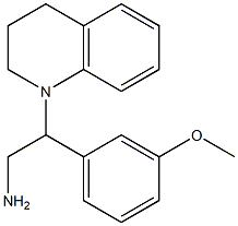 2-(3,4-dihydroquinolin-1(2H)-yl)-2-(3-methoxyphenyl)ethanamine Struktur