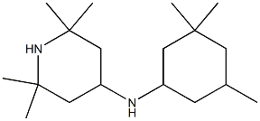 2,2,6,6-tetramethyl-N-(3,3,5-trimethylcyclohexyl)piperidin-4-amine Struktur