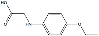 2-[(4-ethoxyphenyl)amino]acetic acid Structure