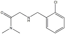2-{[(2-chlorophenyl)methyl]amino}-N,N-dimethylacetamide Struktur
