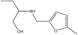 2-{[(5-methylfuran-2-yl)methyl]amino}butan-1-ol Struktur