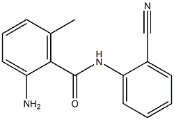 2-amino-N-(2-cyanophenyl)-6-methylbenzamide Struktur