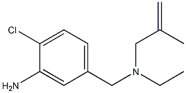 2-chloro-5-{[ethyl(2-methylprop-2-en-1-yl)amino]methyl}aniline Struktur