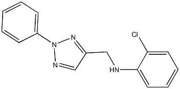 2-chloro-N-[(2-phenyl-2H-1,2,3-triazol-4-yl)methyl]aniline Structure