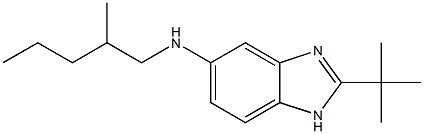 2-tert-butyl-N-(2-methylpentyl)-1H-1,3-benzodiazol-5-amine Struktur