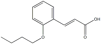 3-(2-butoxyphenyl)prop-2-enoic acid 結(jié)構(gòu)式