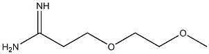 3-(2-methoxyethoxy)propanimidamide Struktur