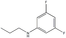 3,5-difluoro-N-propylaniline Struktur