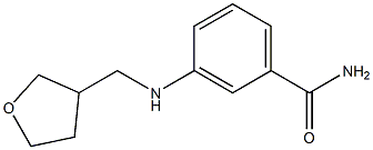 3-[(oxolan-3-ylmethyl)amino]benzamide Struktur
