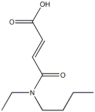 3-[butyl(ethyl)carbamoyl]prop-2-enoic acid Struktur