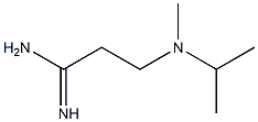 3-[isopropyl(methyl)amino]propanimidamide Struktur