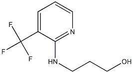 3-{[3-(trifluoromethyl)pyridin-2-yl]amino}propan-1-ol Struktur