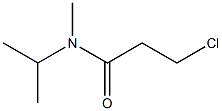 3-chloro-N-isopropyl-N-methylpropanamide Struktur
