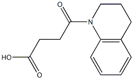 4-(3,4-dihydroquinolin-1(2H)-yl)-4-oxobutanoic acid Struktur