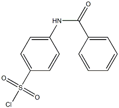 4-benzamidobenzene-1-sulfonyl chloride Struktur