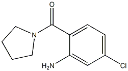 5-chloro-2-(pyrrolidin-1-ylcarbonyl)aniline Struktur